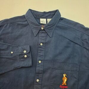 Disney Dark Blue Tigger Embroidered Shirt